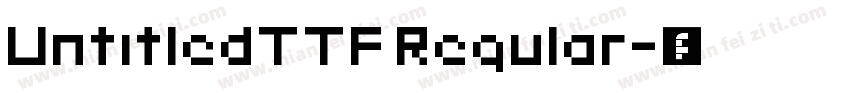 UntitledTTF Regular字体转换